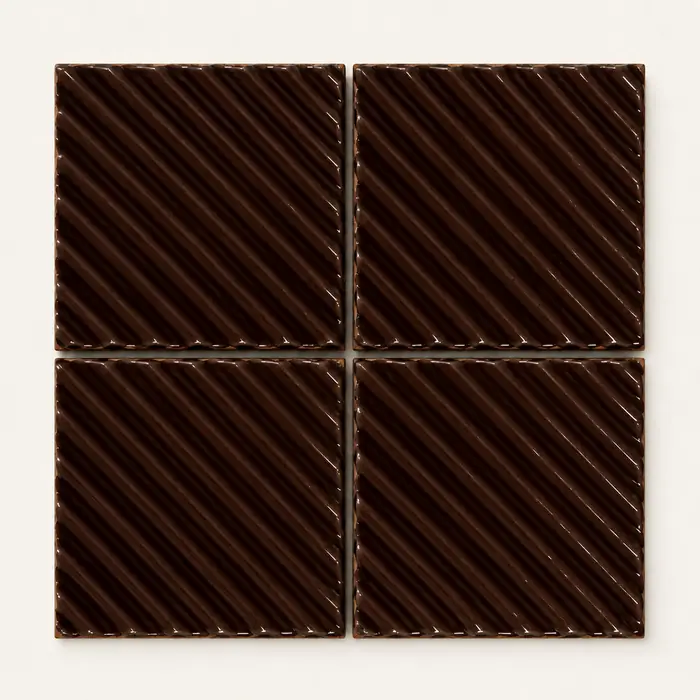 Estriado / Liso Chocolate